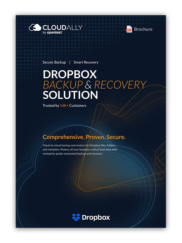 CloudAlly Dropbox Brochure