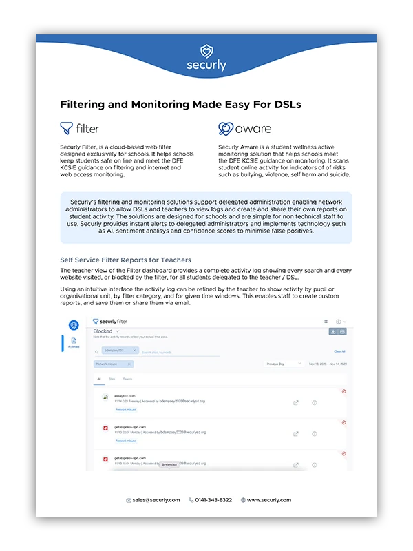 Securly Filtering & Monitoring Made Easy