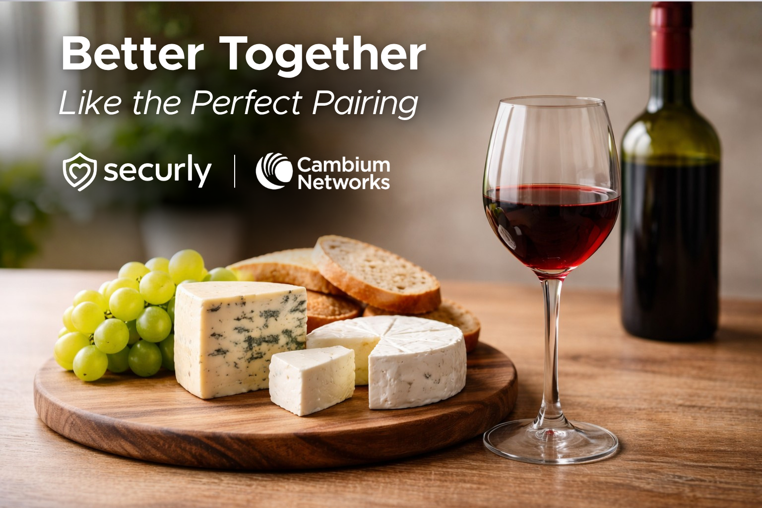 Better Together, Like the perfect pairing (cheese & wine), (Securly & Cambium)